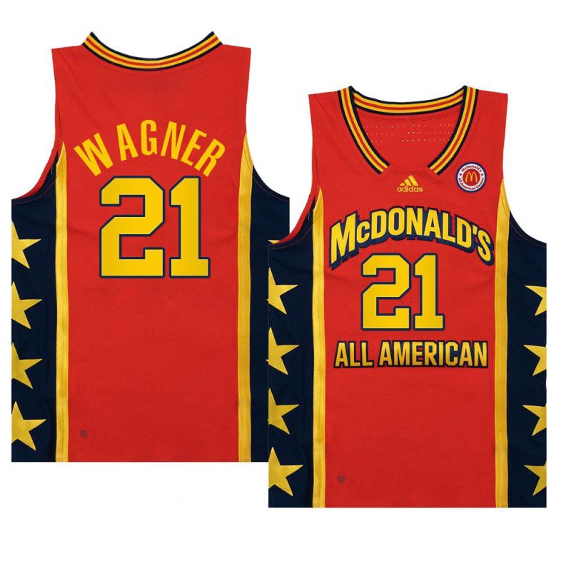 d.j wagner 2023 mcdonalds all american team east jersey red