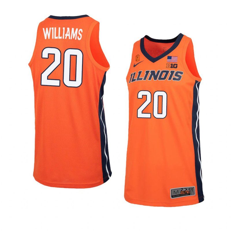 da'monte williams replica jersey basketball orange