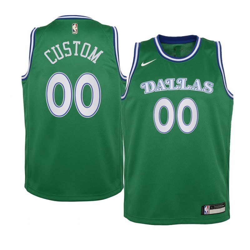 dallas mavericks custom green city edition jersey