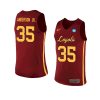 damezi anderson jr. nike jersey basketball red