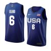 damian lillard away basketball jeysey tokyo olympics navy 2021