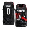 damian lillard black 2020 fashion edition jersey