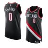 damian lillard black mamba inspired authentic jersey