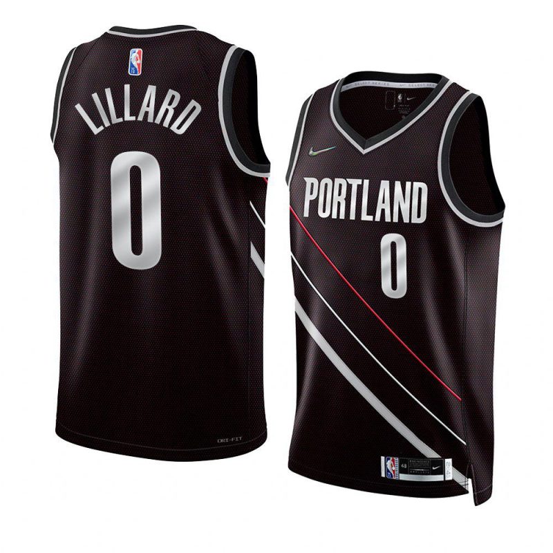 damian lillard black rookie of the year jersey