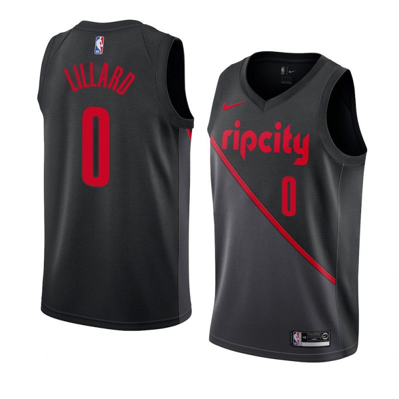 damian lillard city jersey 2018 19 men's