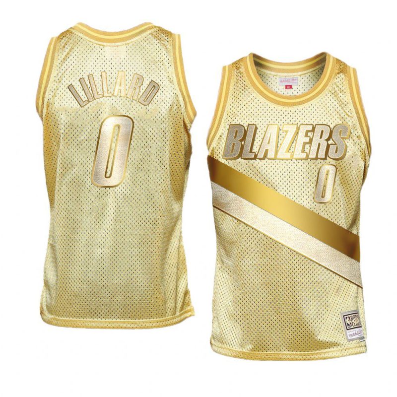 damian lillard golden midas sm jersey