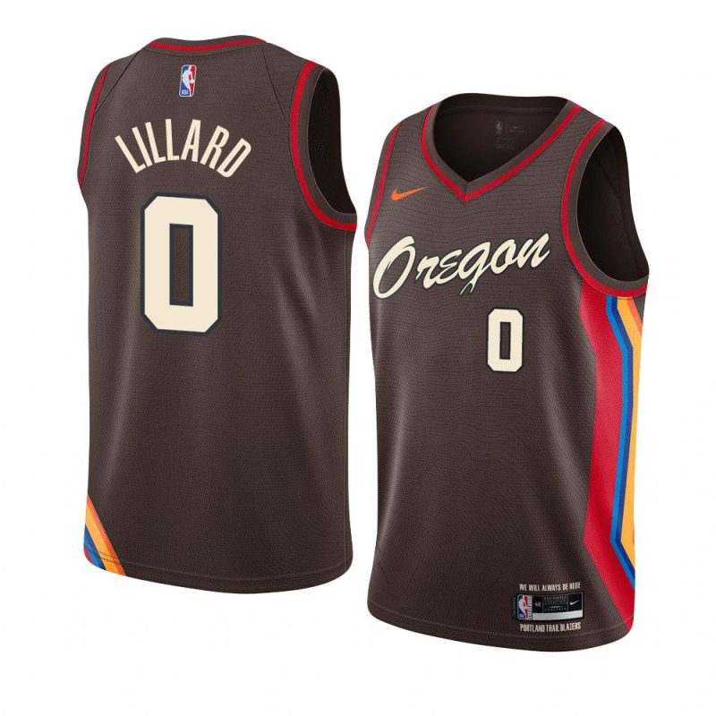 damian lillard jersey city edition black men's