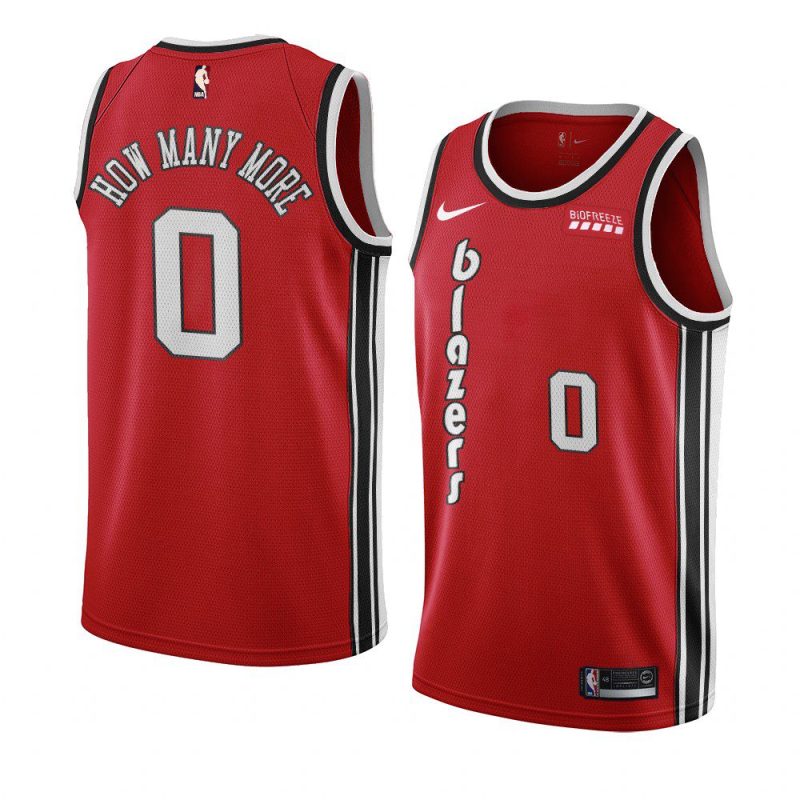 damian lillard red classic jersey