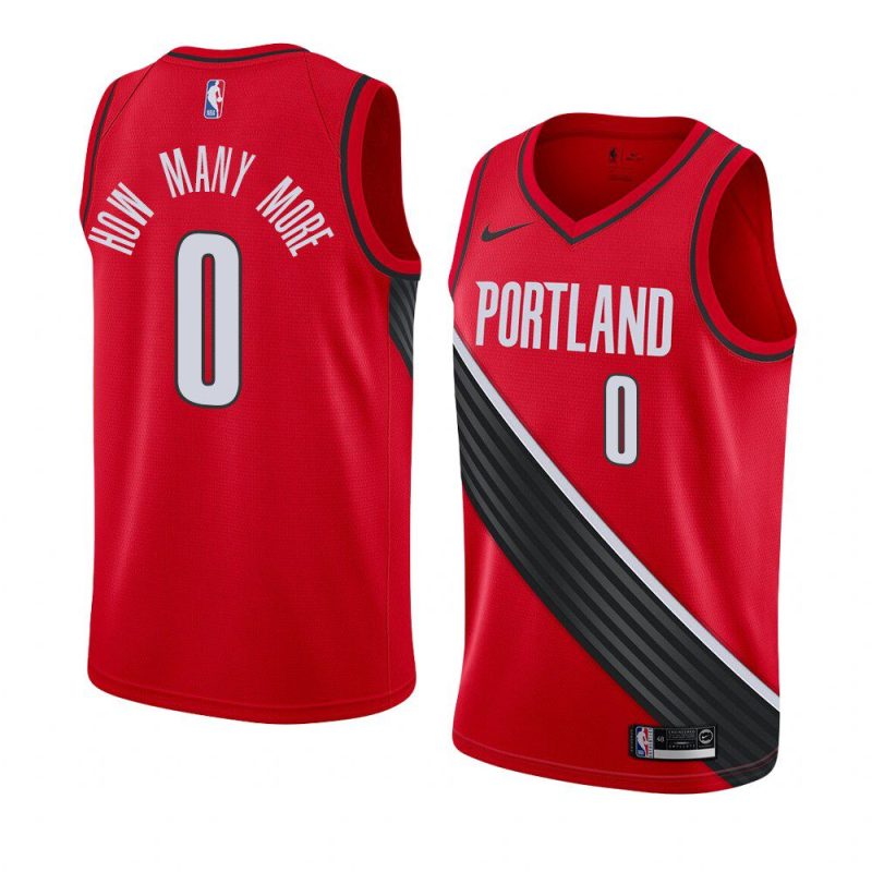 damian lillard red statement jersey