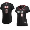 damian lillard women's jersey icon edition black