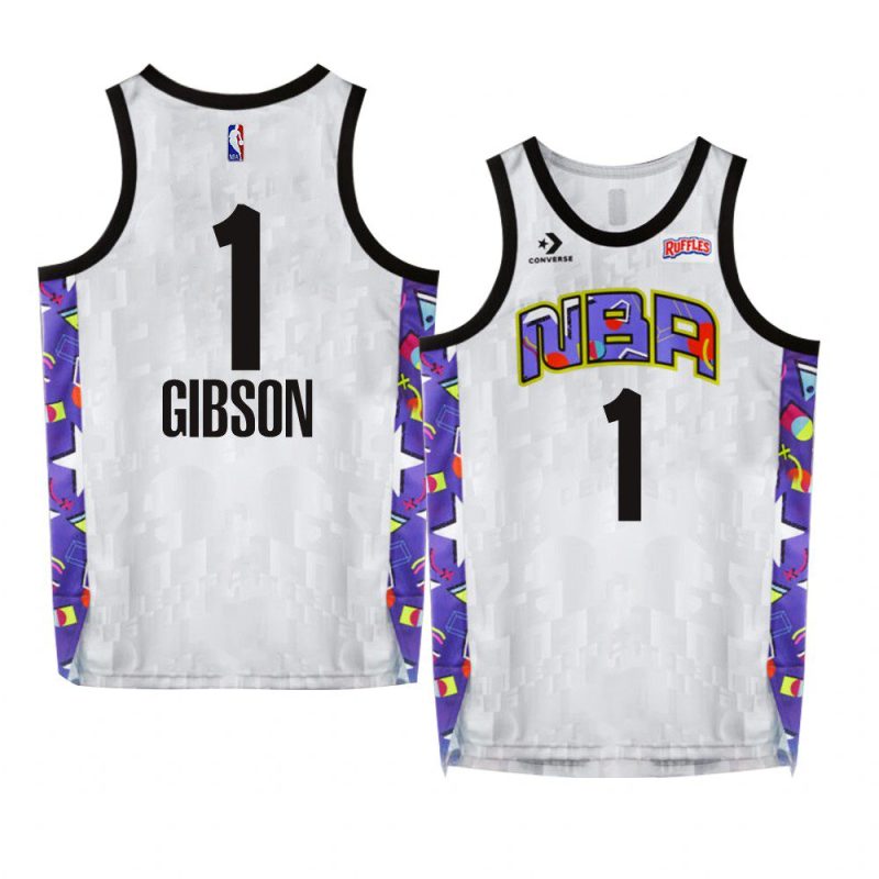 daniel gibson team nique all star white 2022 nba celebrity game jersey