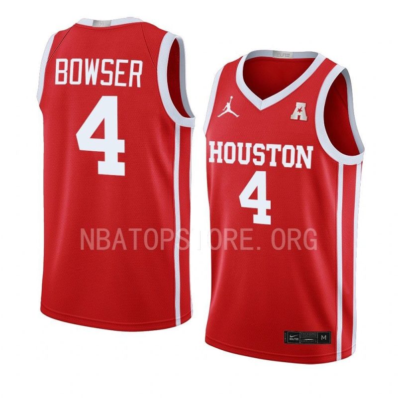 darius bowser scarlet jersey limited basketball away 2022 23