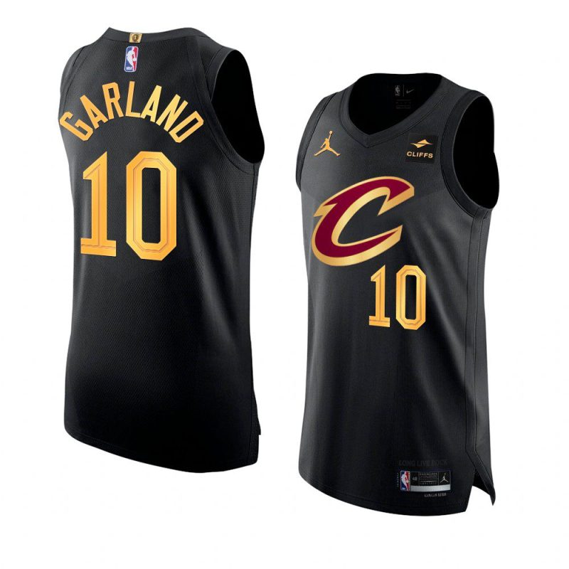 darius garland 2022 23cavaliers jersey statement editionauthentic black