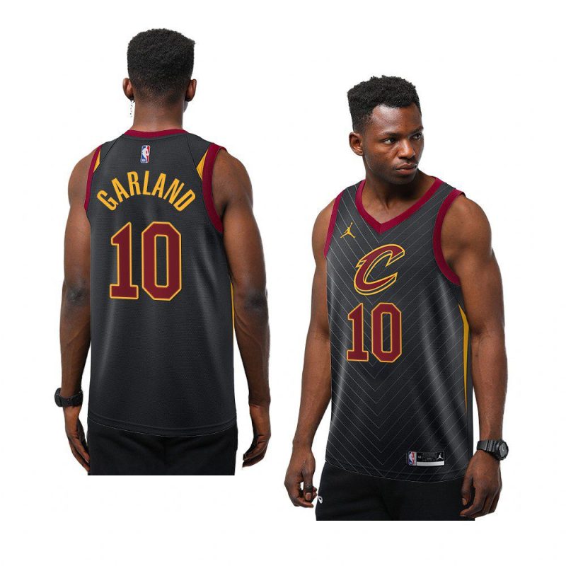 darius garland jersey statement black jumpman 2020 21