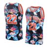 dave debusschere black floral fashion jersey