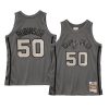 david robinson hardwood classics 1998 99 metal works jersey charcoal