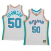 david robinson hardwood classics jersey neon tropical white