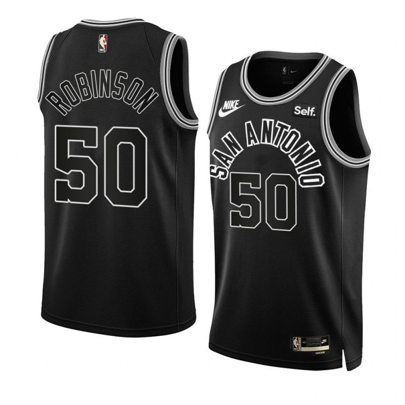 david robinson men 50 years jersey classic edition black