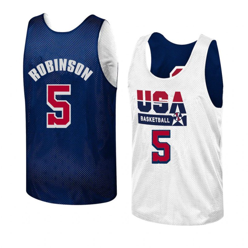 david robinson reversible practice jersey authentic navy