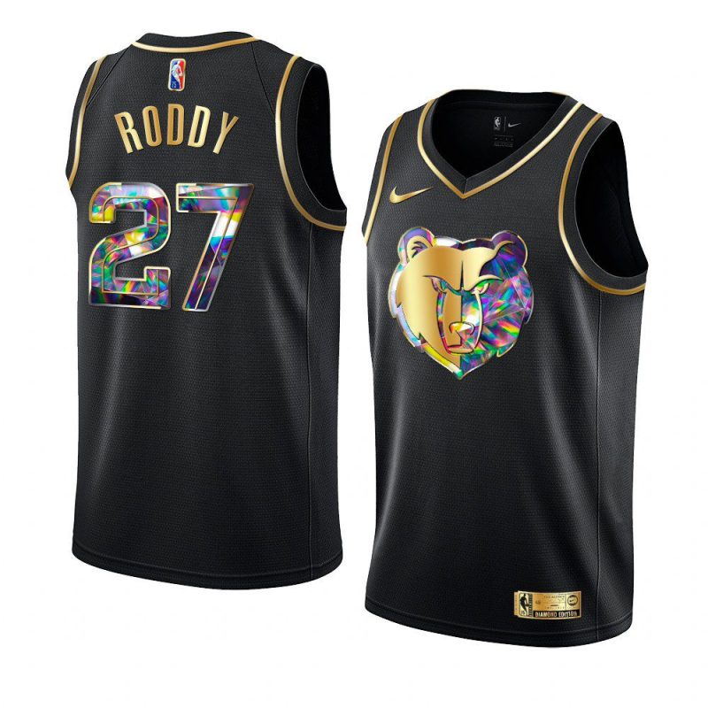 david roddy grizzlies golden diamond blackjersey black