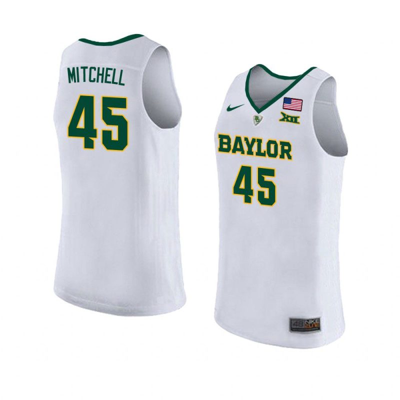 davion mitchell basketball jersey replica white