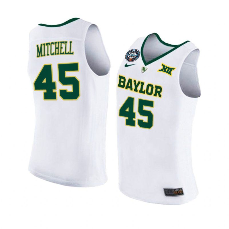 davion mitchell march madness jersey final four white