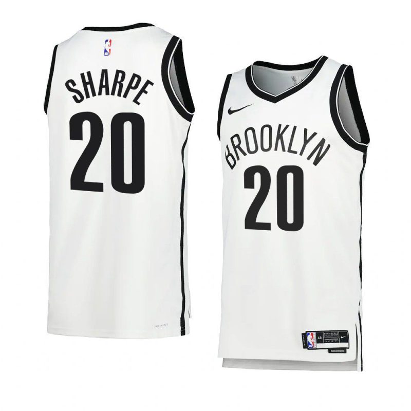 day'ron sharpe netsjersey 2022 23association edition whiteswingman