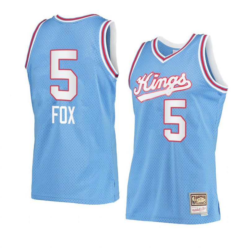 de'aaron fox blue hardwood classics jersey