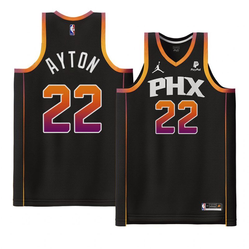 deandre ayton 2022 23suns jersey statement editionauthentic black