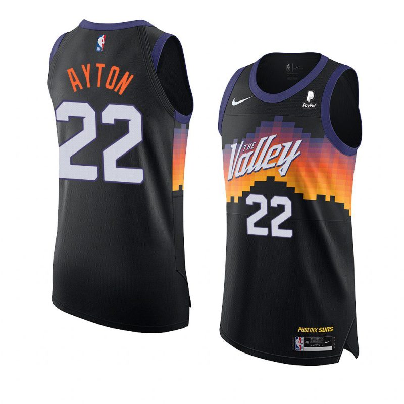 deandre ayton black city edition jersey