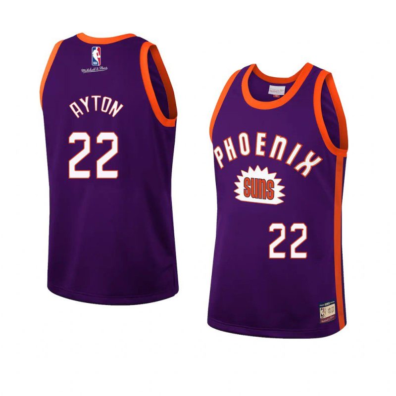 deandre ayton fashion jersey hardwood classics purple