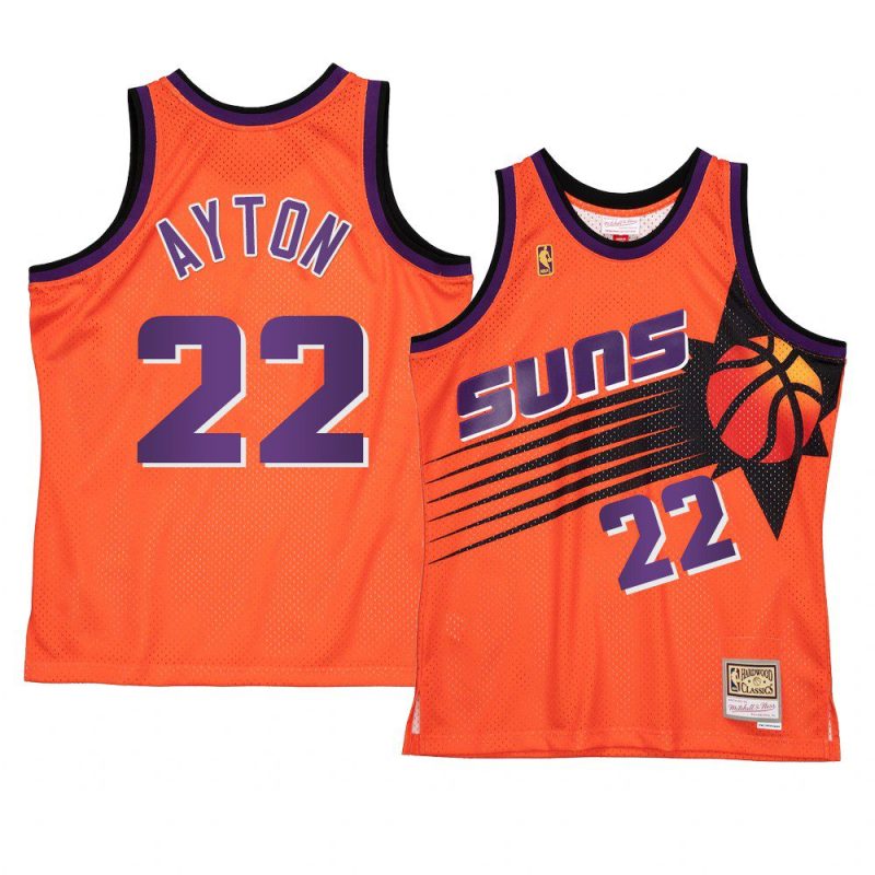 deandre ayton hardwood classics jersey reload 2.0 orange