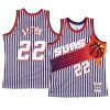 deandre ayton navy striped jersey