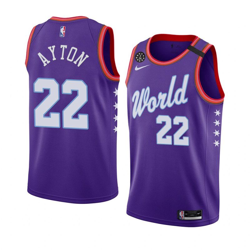 deandre ayton purple 2020 nba rising star jersey