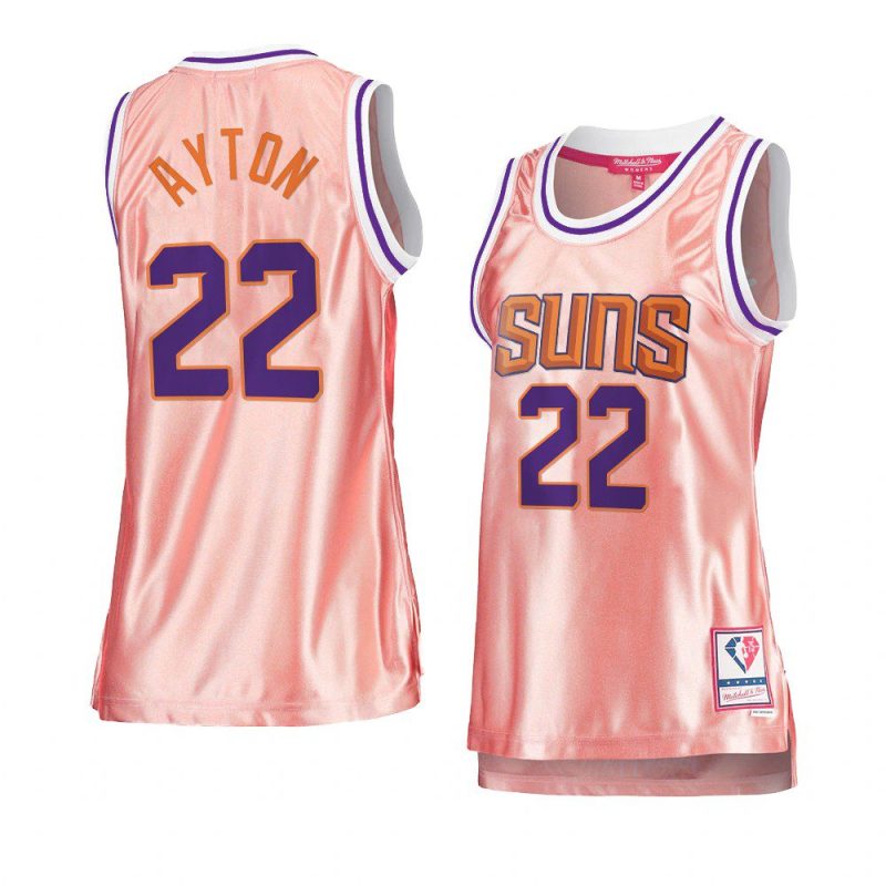 deandre ayton women 75th anniversary jersey rose gold pink