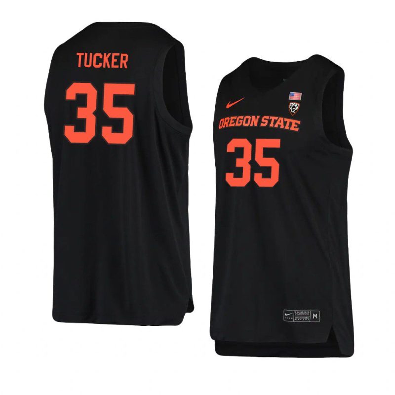 dearon tucker replica jersey college basketball black