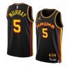 dejounte murray hawksjersey 2022 23statement edition black