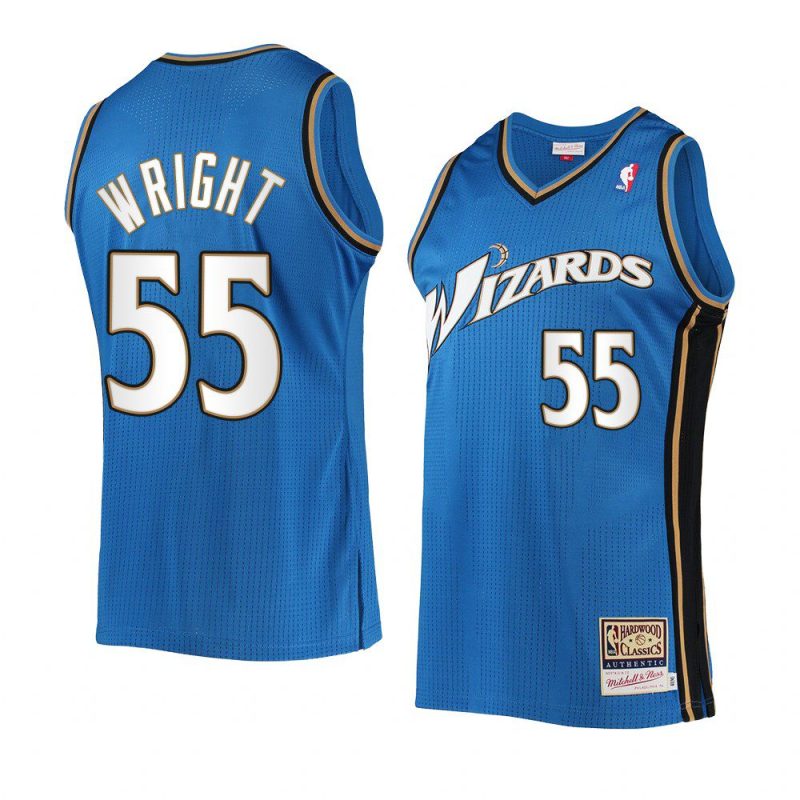 delon wright authentic jersey hardwood classics blue