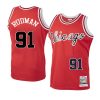 dennis rodman authentic jersey hardwood classics red 1984 85