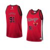 dennis rodman fashion jersey hardwood classics red