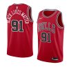 dennis rodman jersey icon red black lives matter