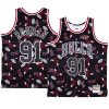 dennis rodman jersey tear up pack black hwc