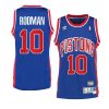 dennis rodman jersey throwback blue men's