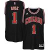 derrick rose 2015 new black chicago jersey