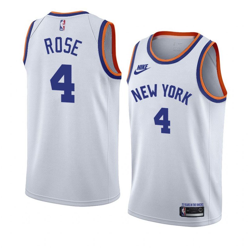 derrick rose 75th anniversary jersey classic edition white