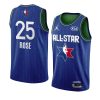 derrick rose detroit pistons jersey 2020 nba all star game blue eastern conference men's