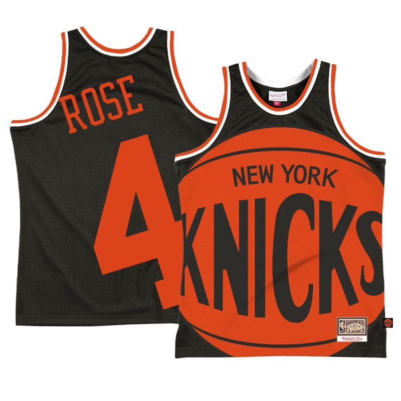 derrick rose hardwood classics jersey big face 2.0 black