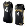 derrick rose jersey golden edition black authentic limited men