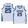 derrick rose simeon high school whitejersey white