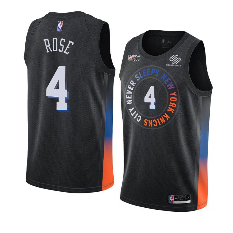 derrick rose swingmanjersey city edition black 0a